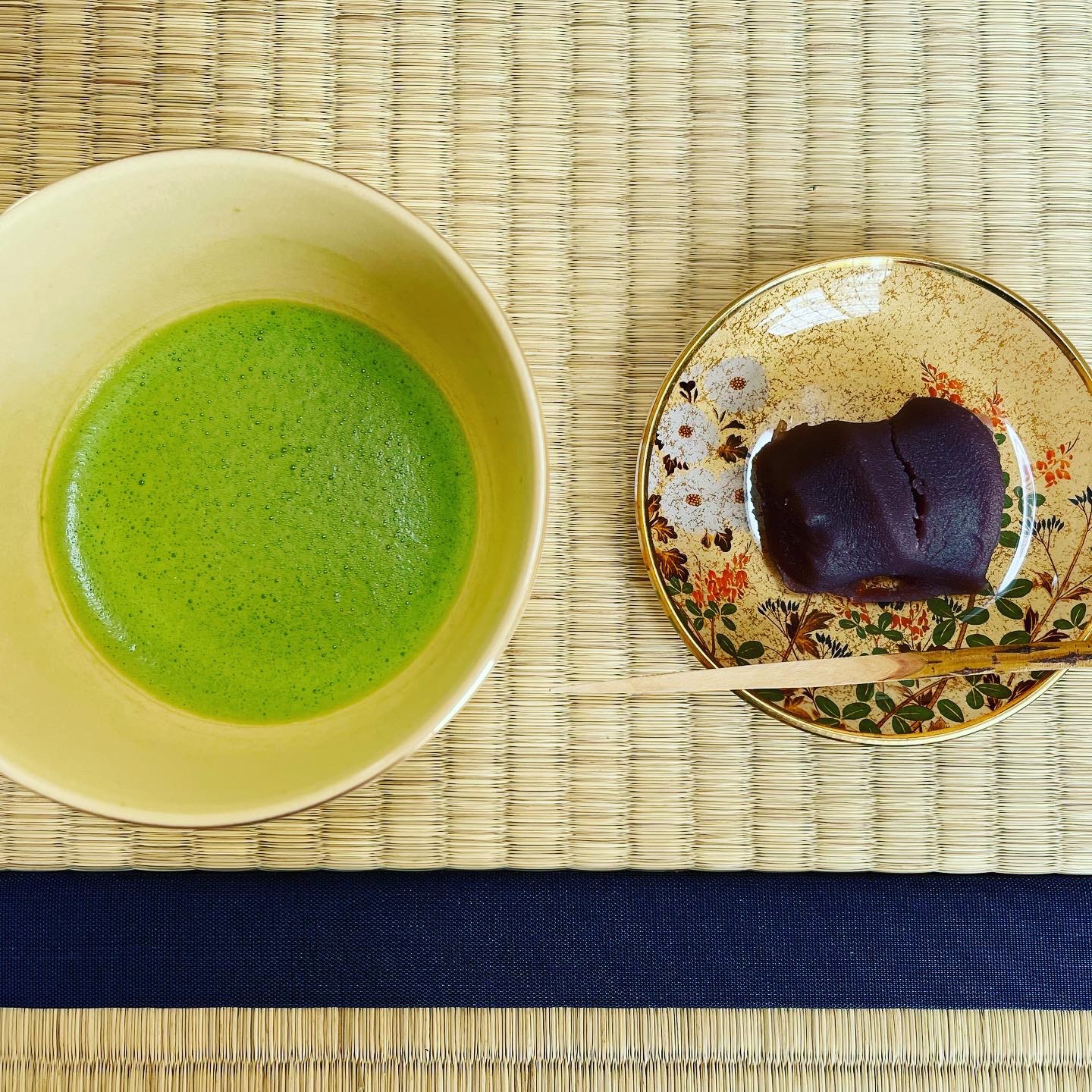 お抹茶と上生菓子